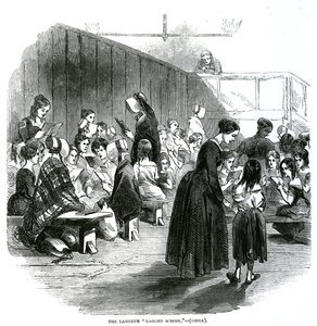ランベスラギッドスクール、「The Illustrated London News」のイラスト、1846年4月11日